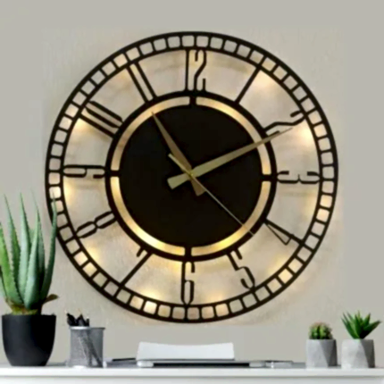 Ev için modern model dekoratif duvar saati tasarımı