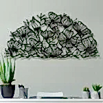 Lotus Mandala Tasarımlı Dekoratif Ev Duvar Tablosu