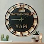 Firmalara Özel İsim Yazılan Işıklı Kurumsal Ofis Duvar Saati