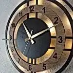 Sonoma Çember Tasarımlı LED Işıklı Modern Şık Ev Duvar Saati - Görsel 7