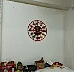 İş makineleri temalı isimli LED ışıklı dekoratif duvar saati