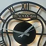 Diş doktorlarına özel isimli LED ışıklı dekoratif duvar saati