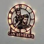 Erkek Berberi Temalı Işıklı Duvar Saati